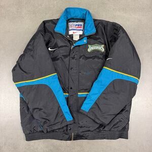 Jacksonville Jaguars Nike Pro Line Puffer Jacket Vintage 90s Mens XL